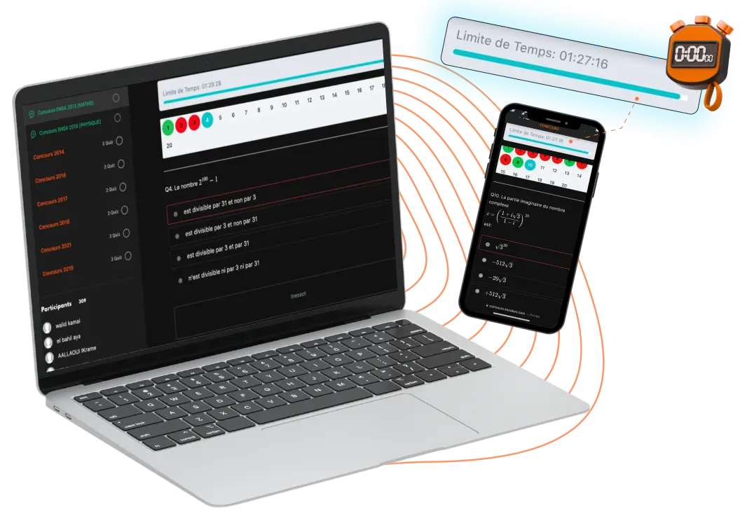 Interface concours Kezakoo